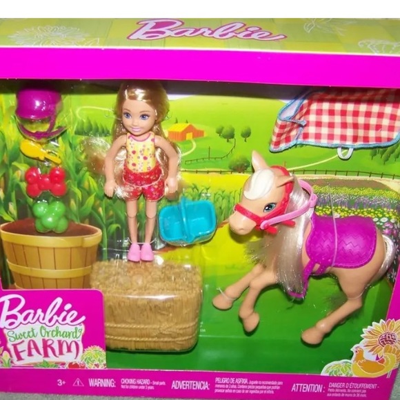 Mattel Toys Barbie Sweet Orchard Farm Chelsea Pony Playset Poshmark